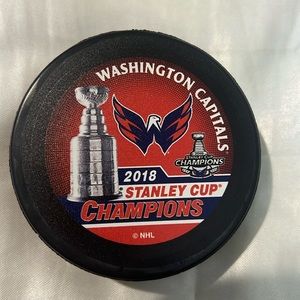 Vintage Collector NHL Washington Capitals 2018 Stanley Cup Championship Puck.